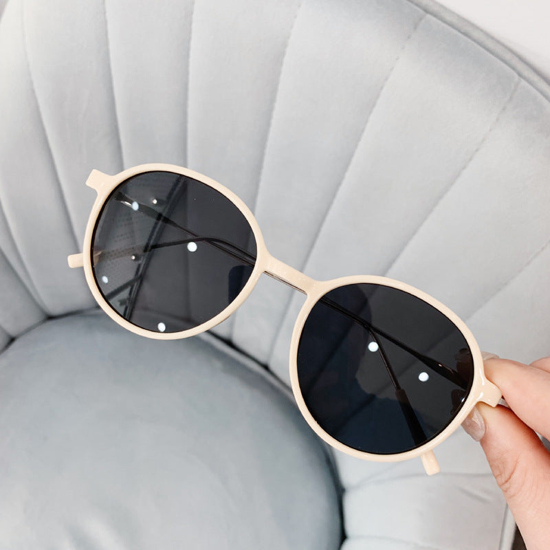 Wholesale PC Retro Personality Round Frame Sunglasses